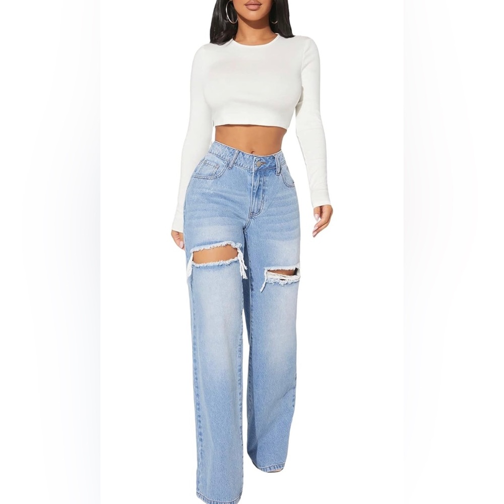 Abercrombie & Fitch ultra-high-rise jeans